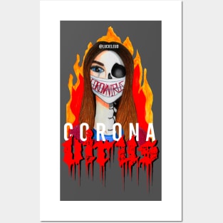 C O R O N A V I R U S Posters and Art